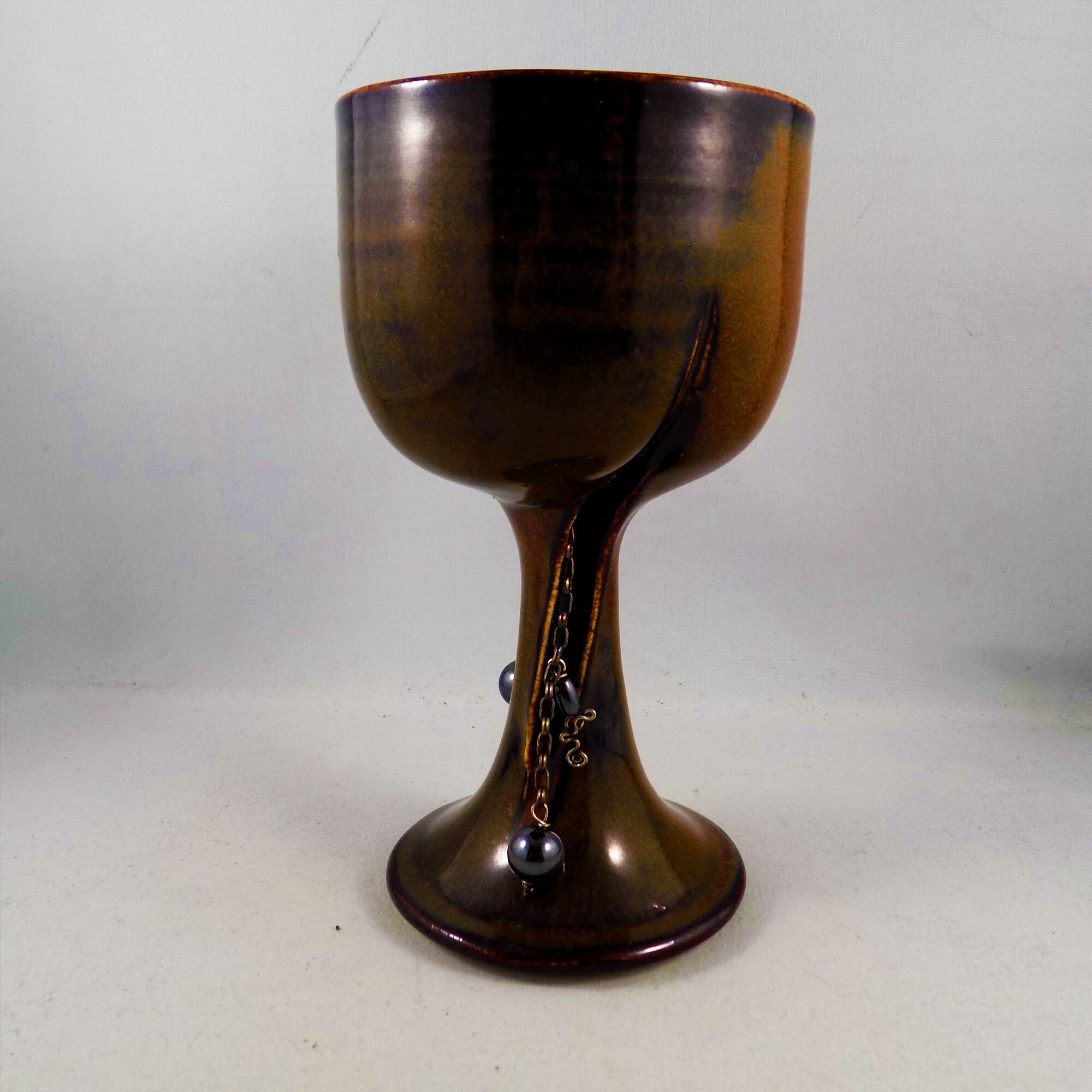 Canadian Pottery Wine Glass Pottery Chalice Ceramic Cup Etsy