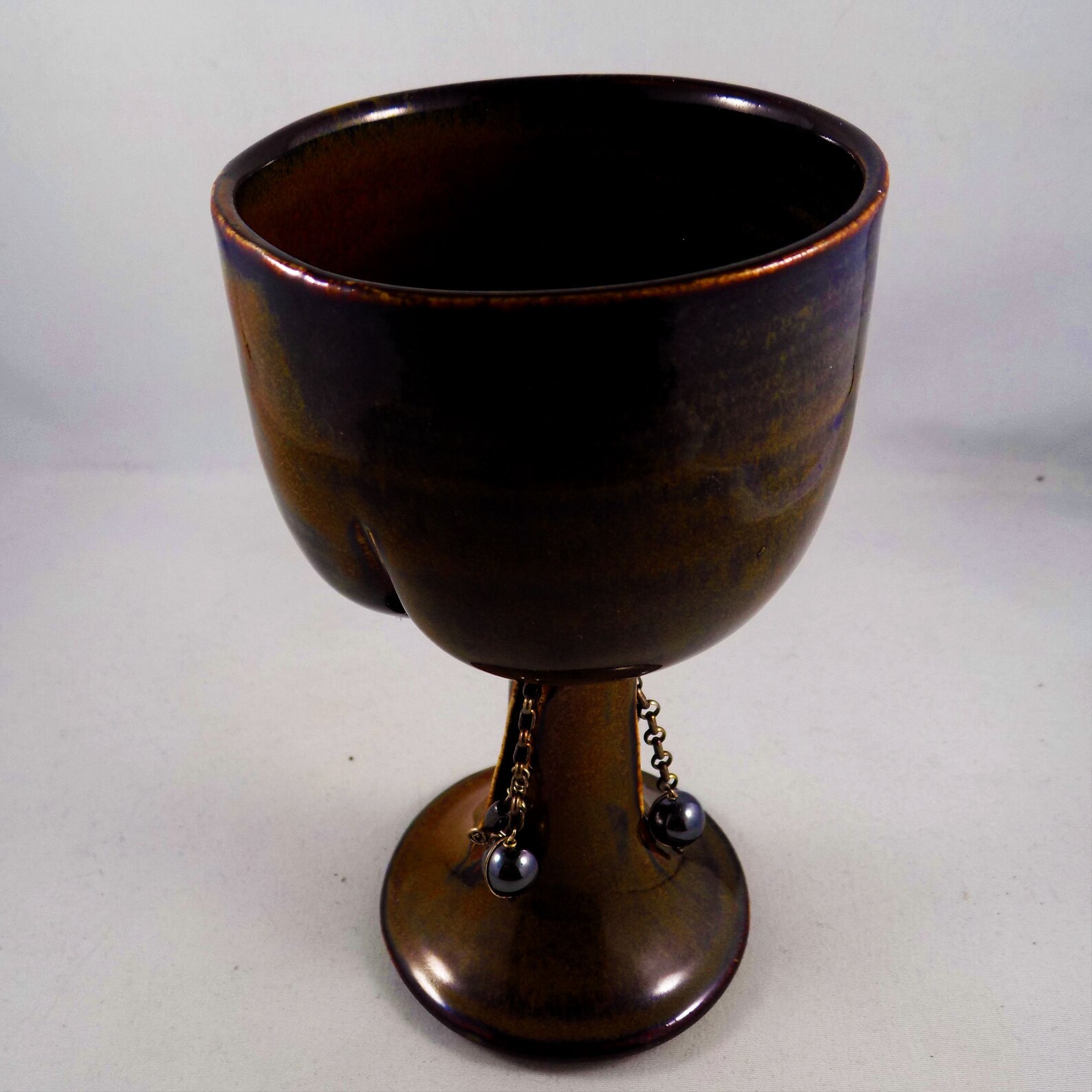 Canadian Pottery Wine Glass Pottery Chalice Ceramic Cup Etsy