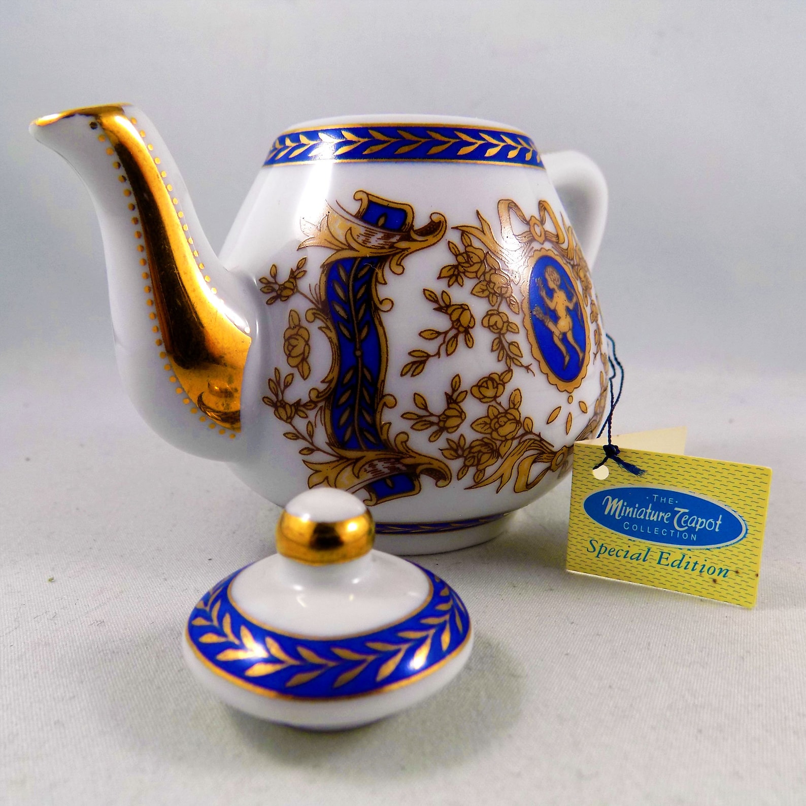 Vintage Miniature Teapot Porcelain Art Teapot Special Etsy