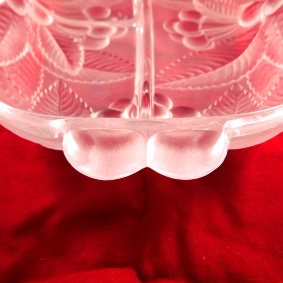 Mikasa Crystal Platter /Divided Kitchen & Dining Home & Living