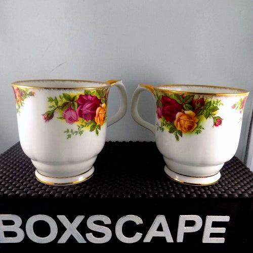Royal Albert Old Country Roses Tea Cup and Saucer Set Etsy Canada