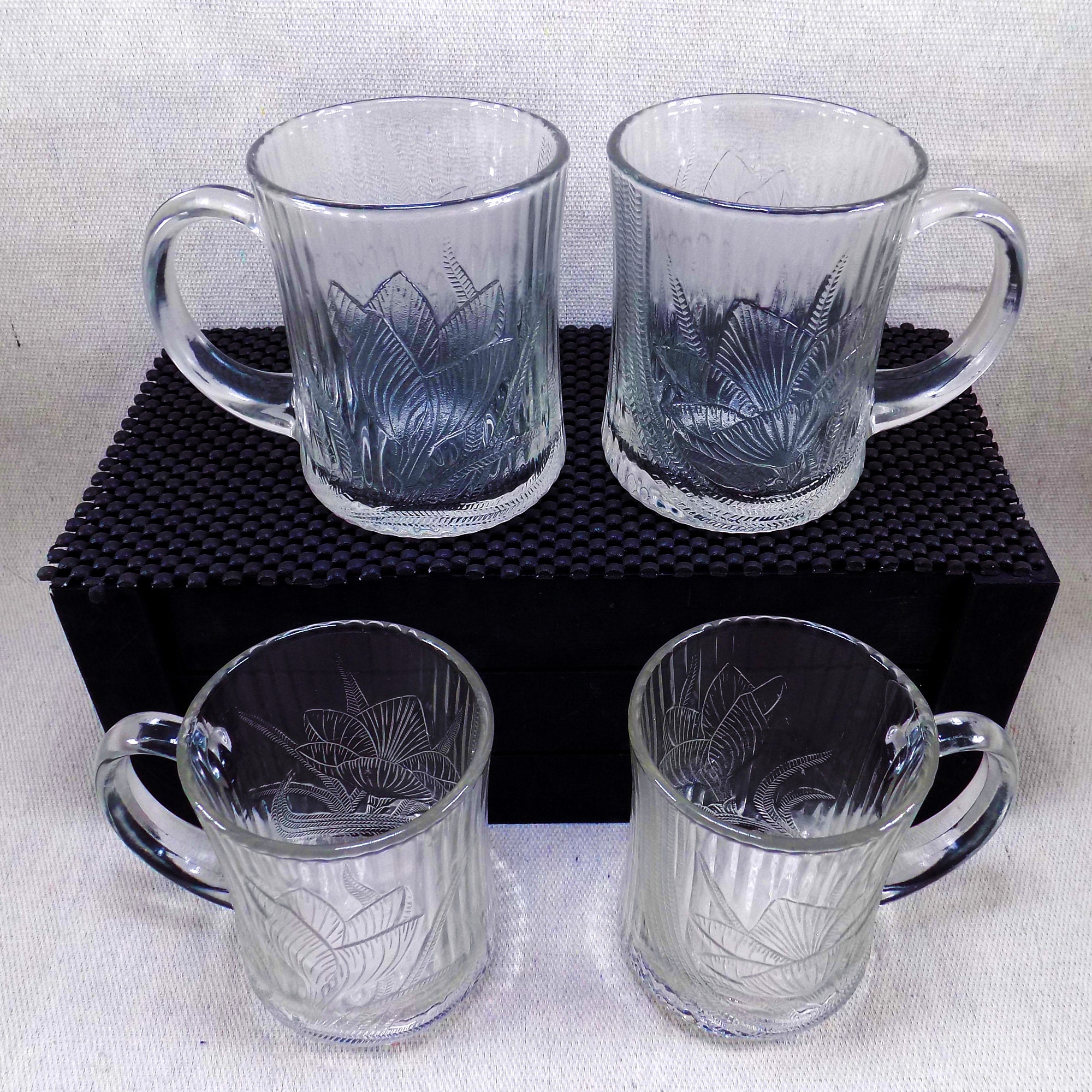 Clear Glass Coffee Mugs