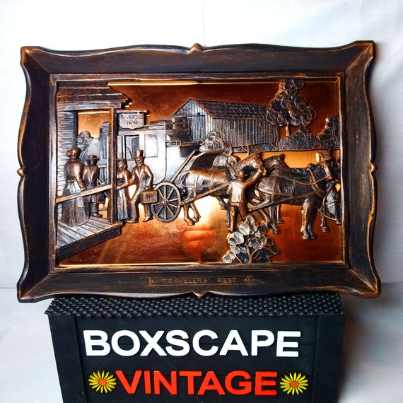 Vintage Copper Wall Art Copper Wall Decor Coppercraft Guild Etsy