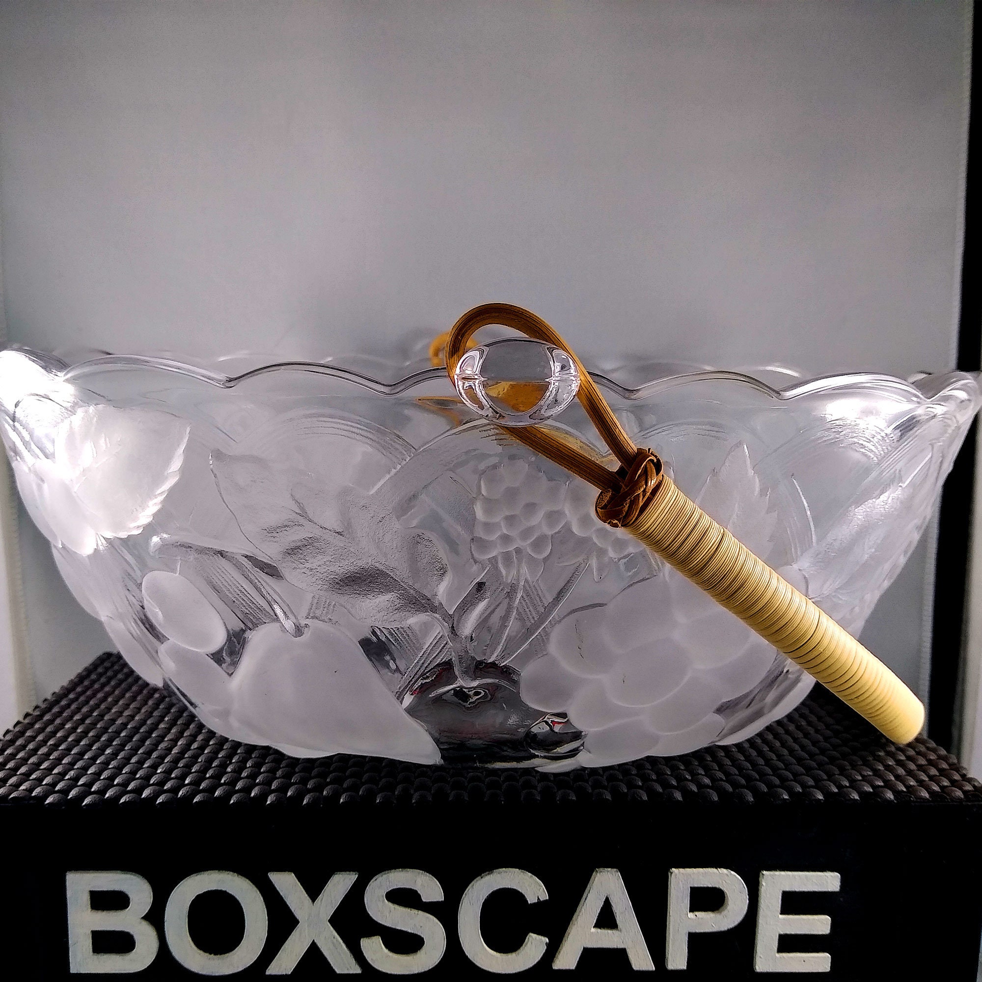 Vintage Mikasa Crystal Large Serving Bowl Mikasa Salad Bowl Etsy