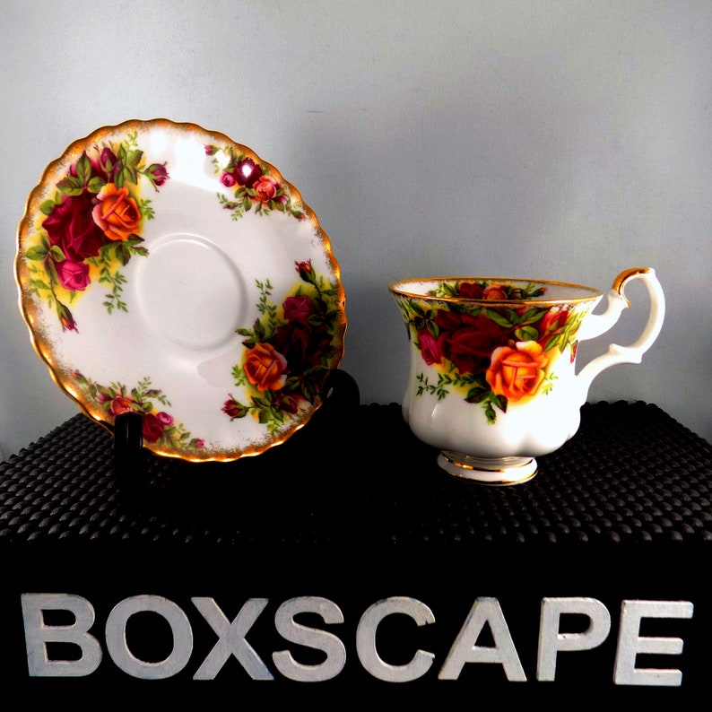 Royal Albert Old Country Roses Tea Cup and Saucer Set Etsy Canada