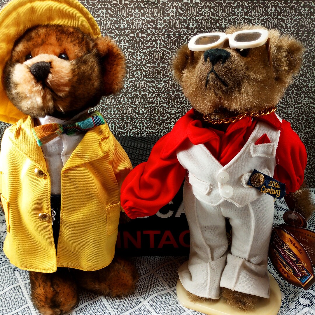 Vintage Pickford Bears Mookie Brass Button Bear Vintage Etsy