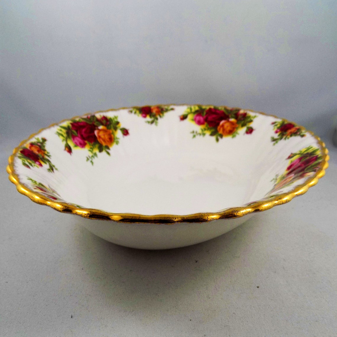 Royal Albert Old Country Roses Vegetable Bowl Serving Bowl Etsy