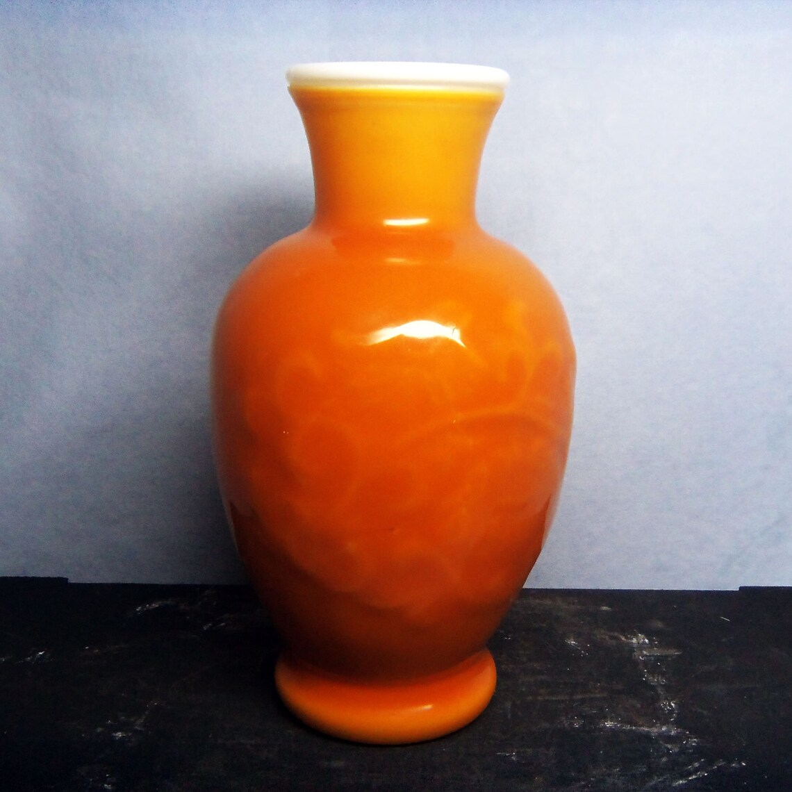 Avon Flower Vase Avon Collectible Milk Glass Vase Decor Etsy