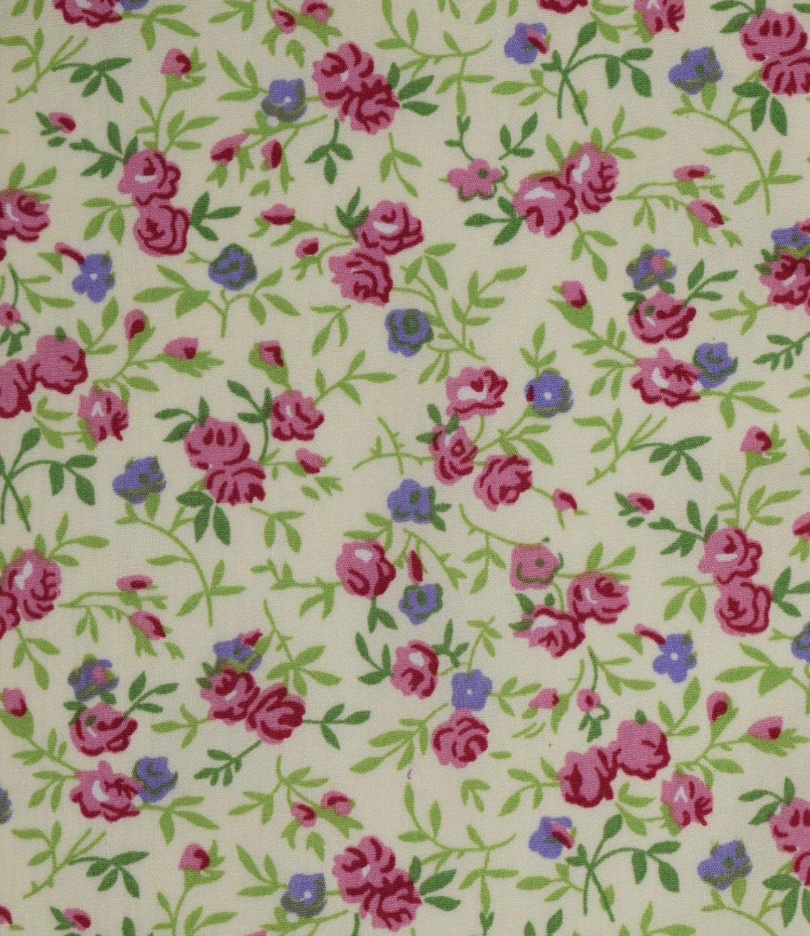 Spring Floral Ivory Cotton Fabric by the Yard 140 Cm/1.53 Etsy