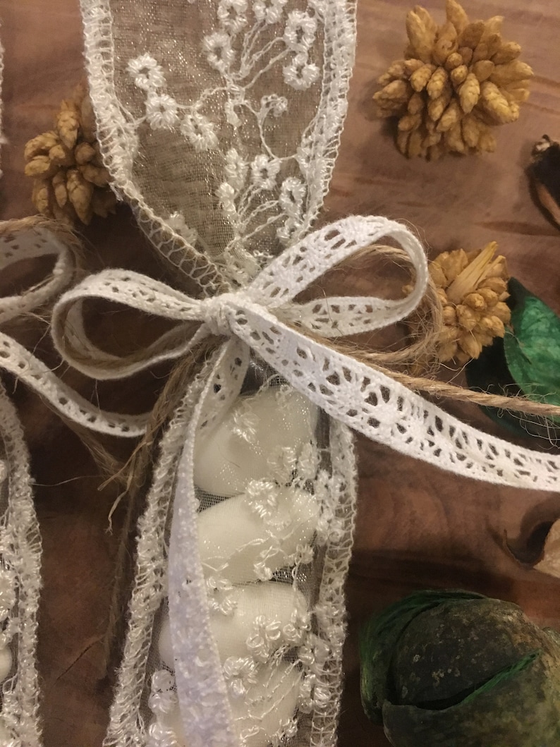 Romantic Burlap & Lace Wedding Favors for Guests Etsy