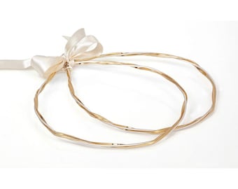 Handmade Gold & Silver Plated Stefana: Greek Orthodox Wedding Crowns