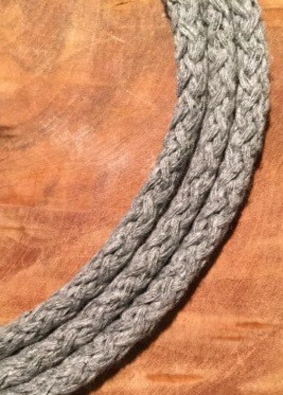 Grey Cotton Woven Cord 5 mm/0.20 inches Large Variety of Etsy