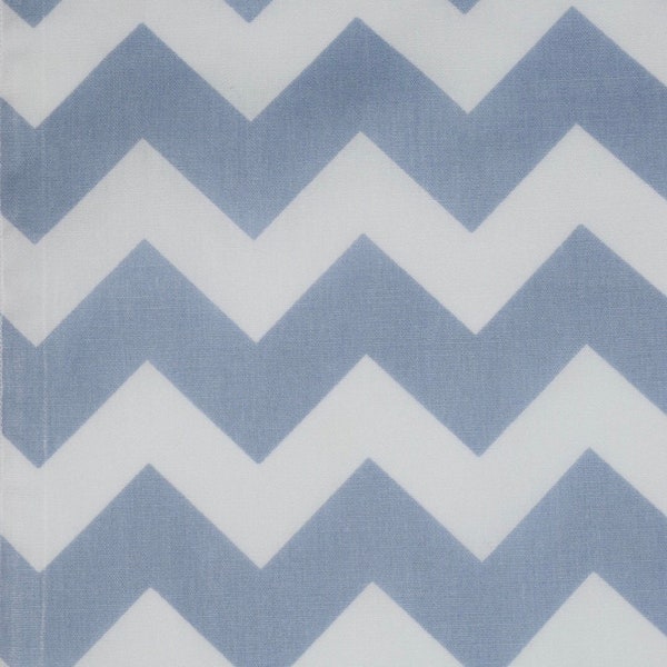 Blue White Big Chevron Fabric by The Yard Cotton ( 140 cm/1.53 yards) Upholstery Fabric for Summer Chairs Sewing Material for Dress Kid Tent