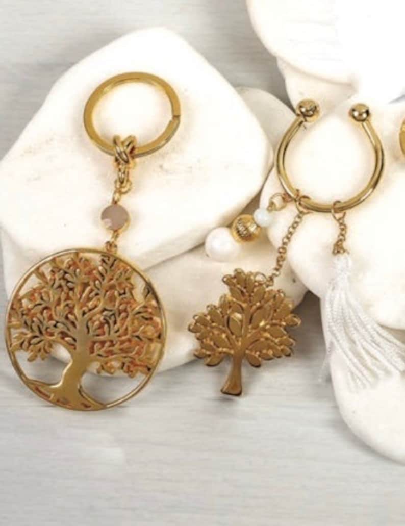 Greek Christening 10 Baptism Keychain Favors Recuerdos bautizo Charm Witness Martyrika First communion Guests Gifts