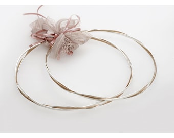 Handmade Silver & Gold Plated Stefana: Greek Orthodox Wedding Crowns