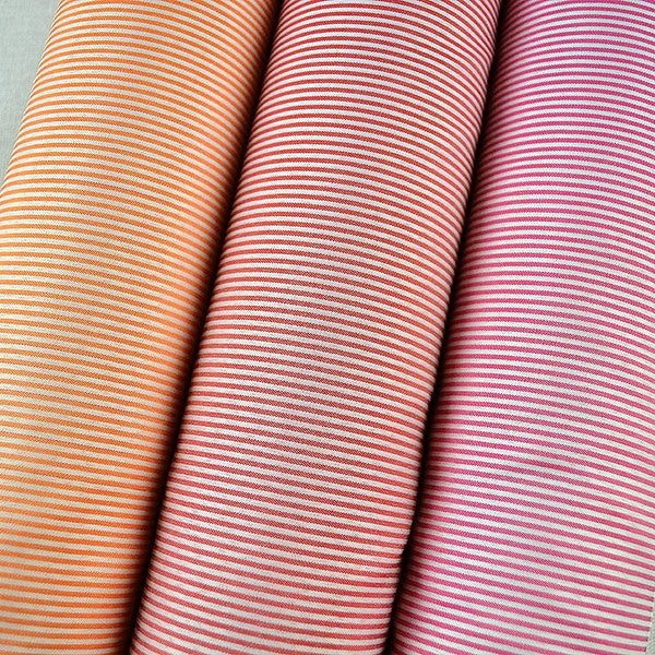 Light Cotton Striped Candy Like Fabric, Sewing Material for Decorations, Covers, DIY Clothes and More