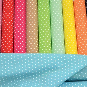 Clearance Sale Swiss Polka Dots Cotton Like Fabric by the Yard - Etsy