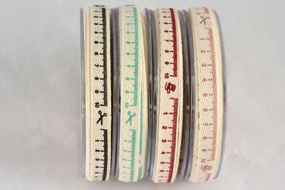Measuring Tape Cotton Ribbon Special Parties 1 3cm 0 51 Etsy