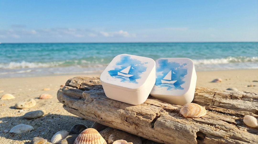 Baptism Favor Ceramic Box With Boat, Guest Keepsake for Boy Christening ...