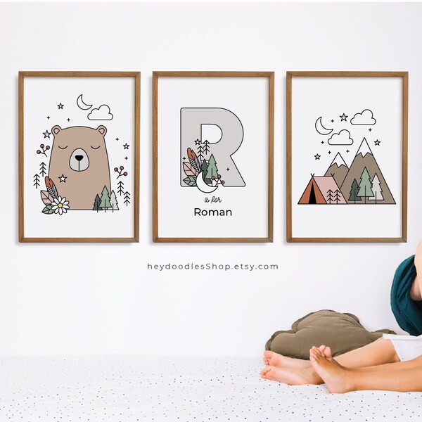 Camping Nursery Etsy