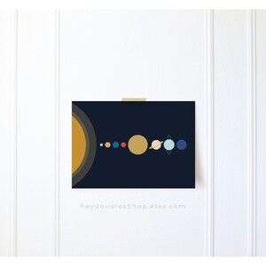 Solar System Printable Wall Art Digital Print Neutral Wall Art Outer ...