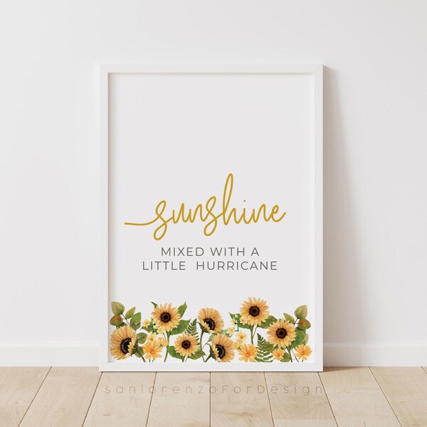 She is Sunshine Mixed With a Little Hurricane - Etsy
