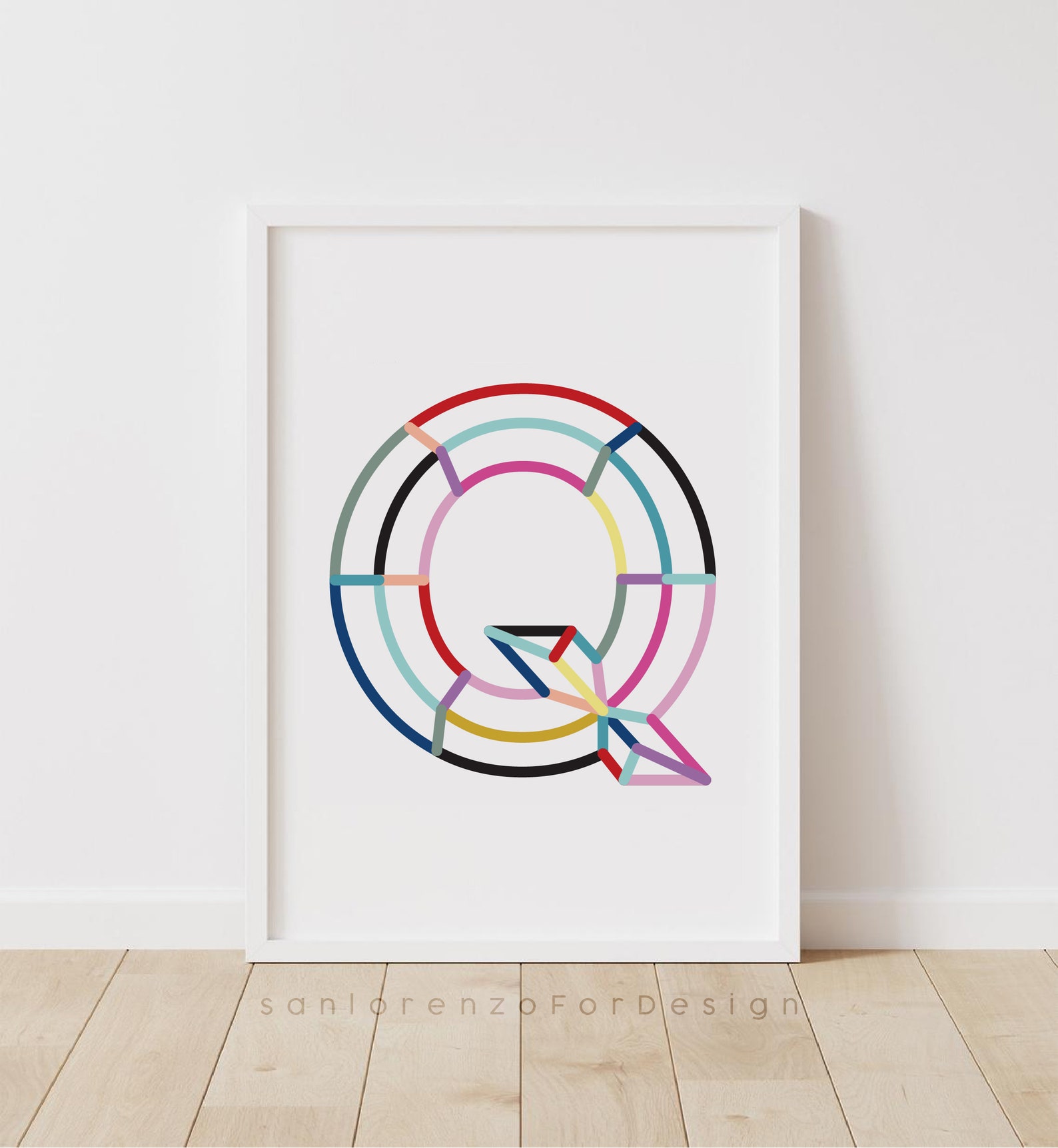 Initial Decor Nursery Initial Nursery Decor Letter Q Wall Etsy
