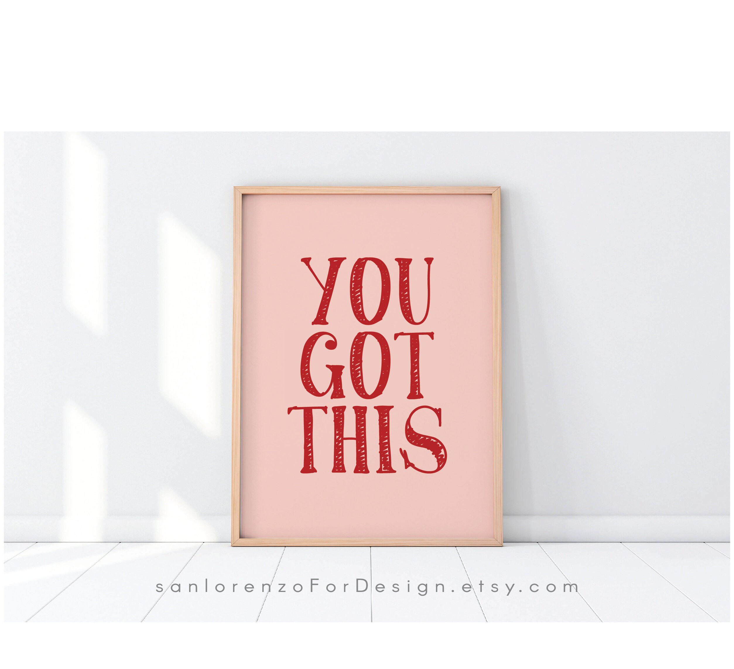 You Got This Inspirational Quote Motivational Quote | Etsy