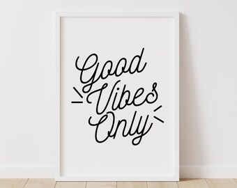 Good Vibes Printable - Etsy