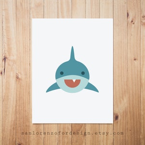Blue Baby Shark Printables
