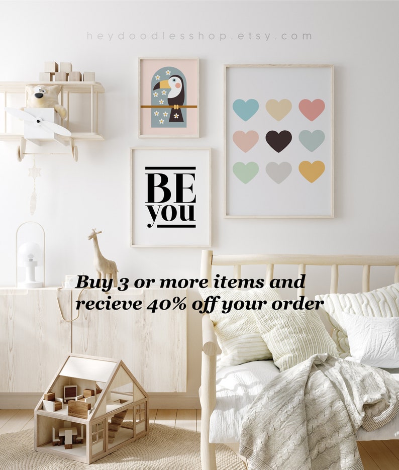 Be you Wall Art Printable Inspirational Saying Black and White print Motivational Poster Typographic Print Above Bed Wall Art image 4