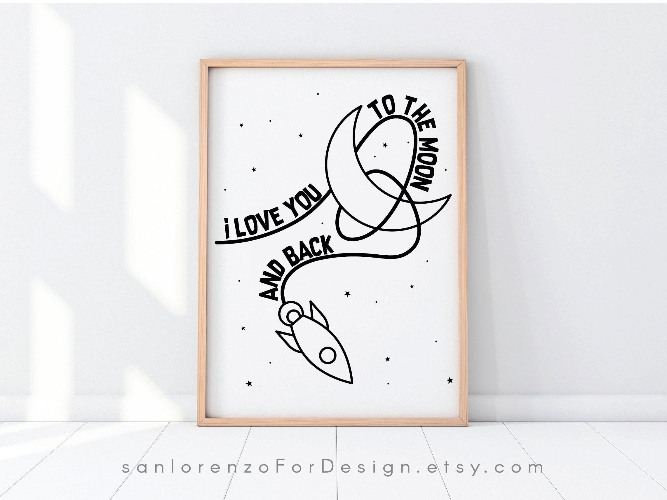 I Love You To The Moon And Back Printable Wall Art Moon And Etsy I Love You To The Moon And Back Printable Wall Art Moon And Etsy