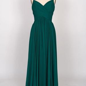Cross Pleated Bodice Spaghetti Straps Satin Dresses Spa