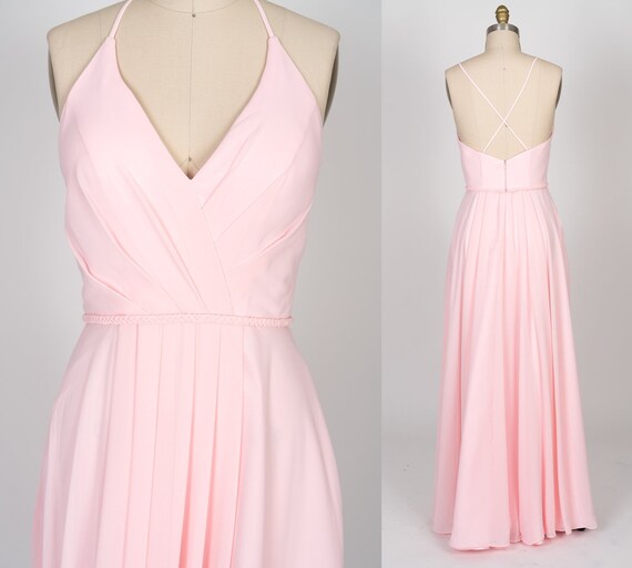 spaghetti strap chiffon dress
