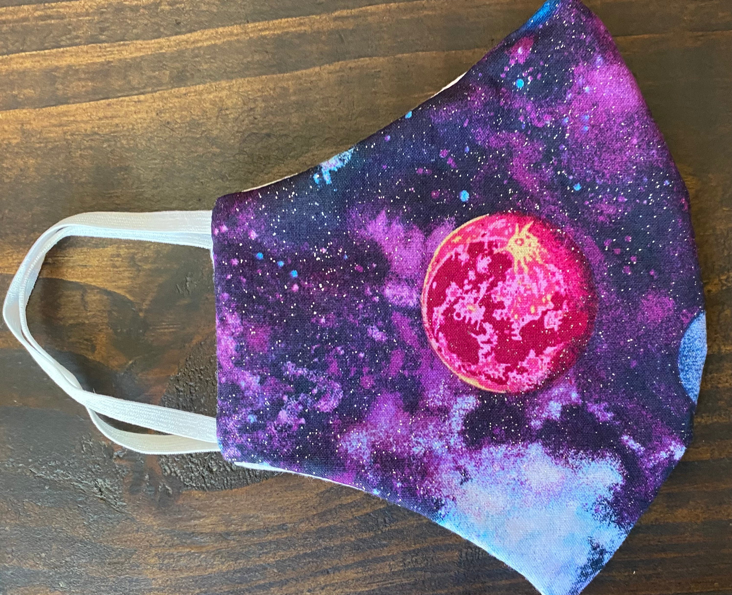 Outer Space Mask Mask Sparkle Mask Mask With Filter Etsy
