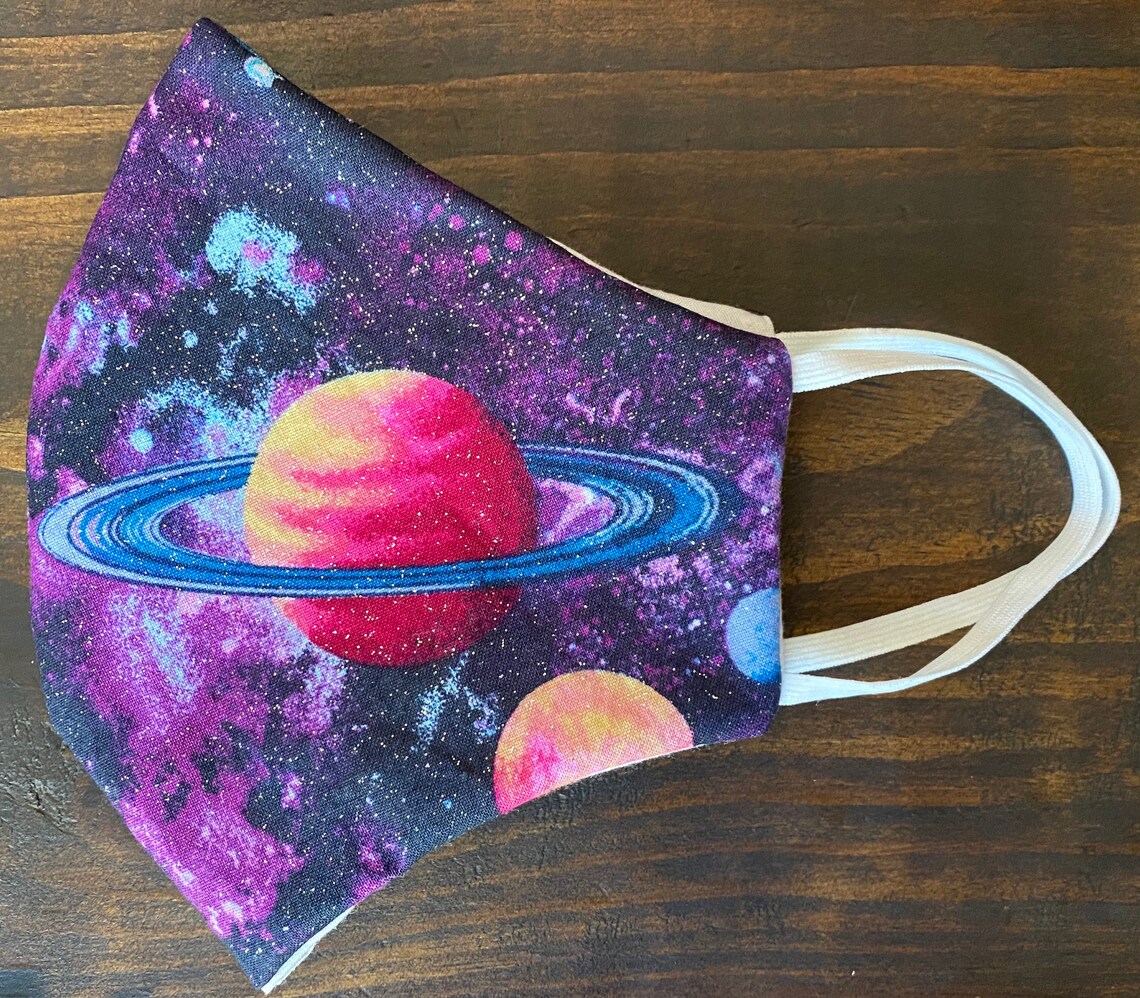 Outer Space Mask Mask Sparkle Mask Mask With Filter Etsy