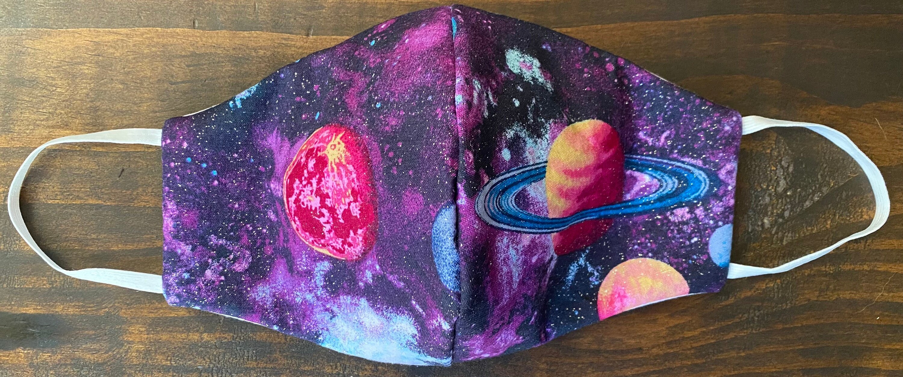 Outer Space Mask Mask Sparkle Mask Mask With Filter Etsy