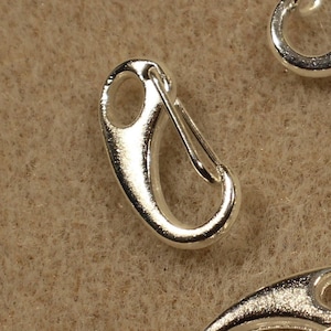 16mm Silver Plated Triggerless Lobster Clasp Findings - 1433