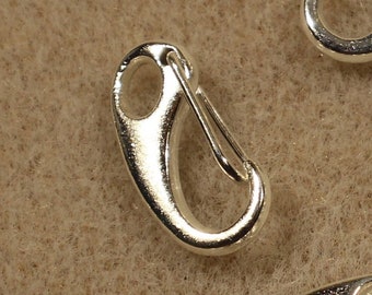 16mm Silver Plated Triggerless Lobster Clasp Findings - 1433