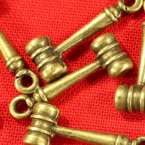 Gavel Charm Etsy