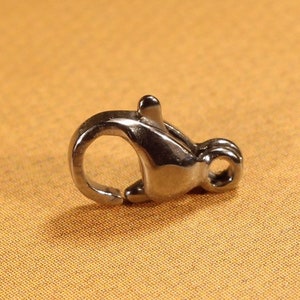 10mm Stainless Steel Lobster Clasp Findings - 0800
