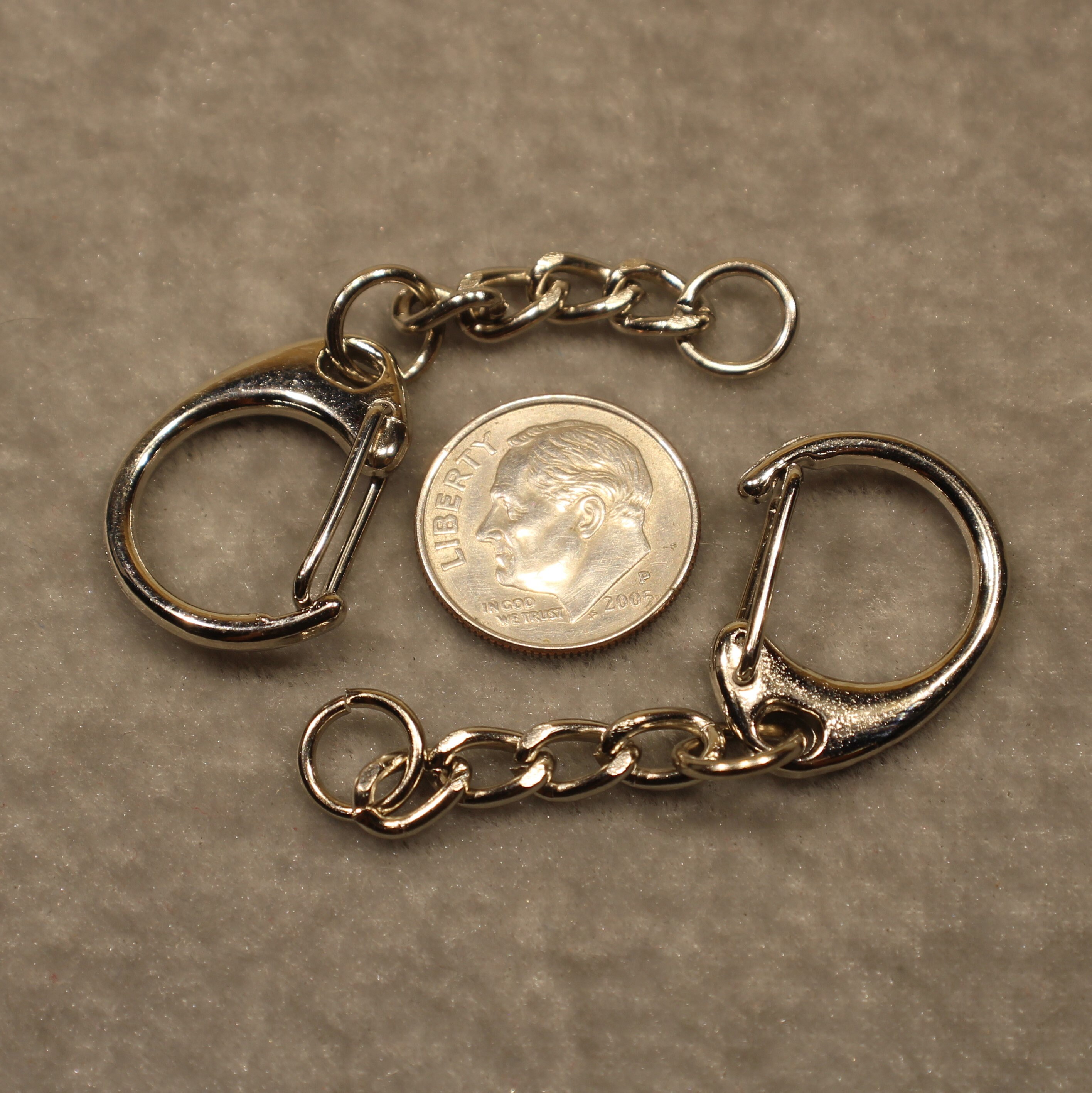 54mm Triggerless Lobster Clasp Key Ring With Extender Chain Etsy