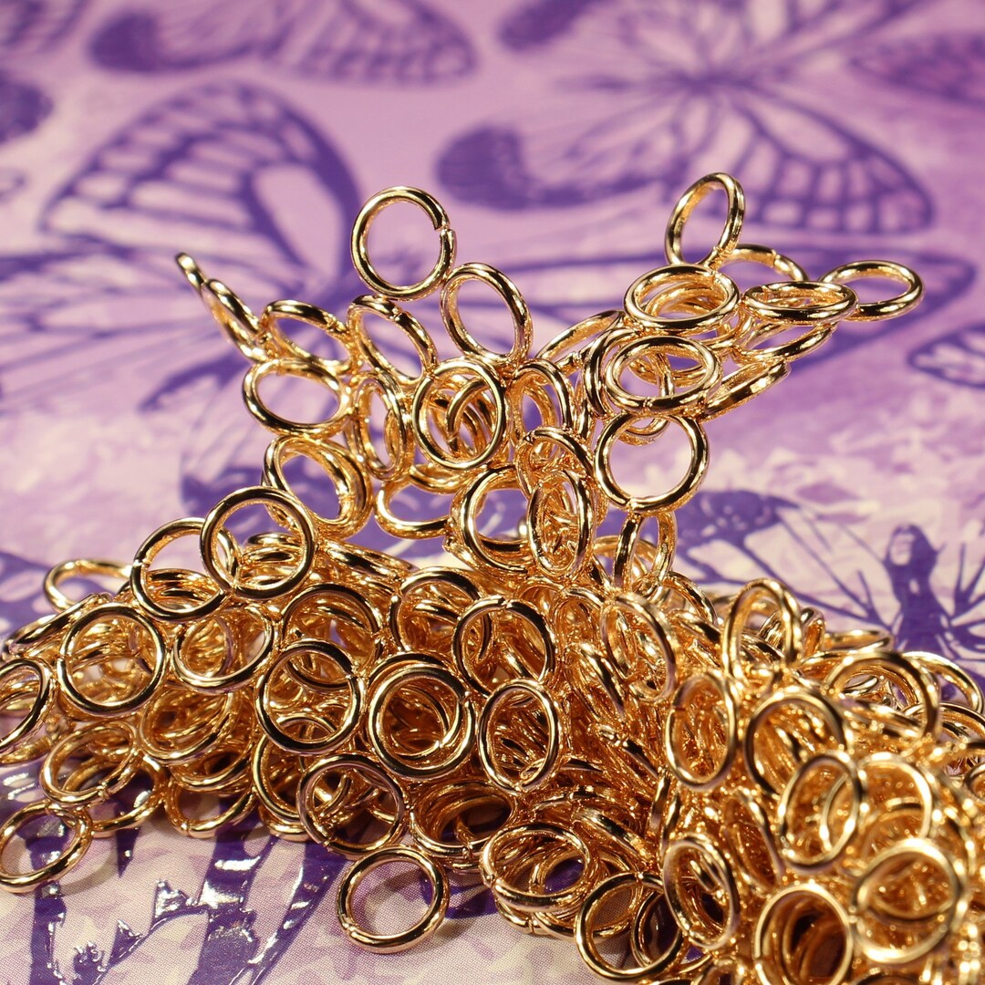 1080Pcs O Ring Connectors 6 Colors Open Jump Ring Set - Foto 2