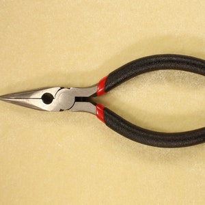 Stainless Steel 5 1/4&quot; Short Needle Nose Pliers Jewelry Making Craft Tools - 0482