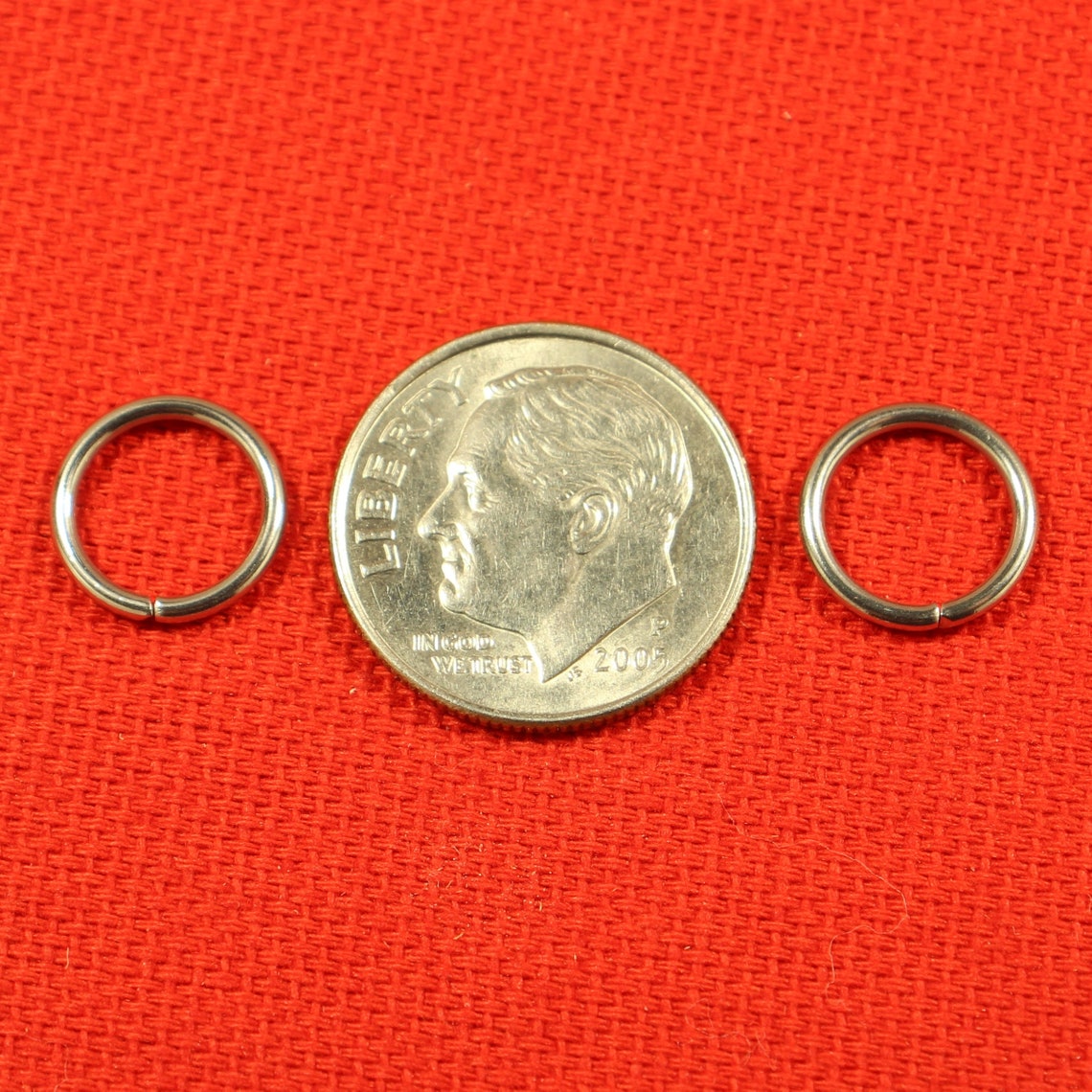 10mm Stainless Steel Open Jump Ring Findings 0205 Etsy