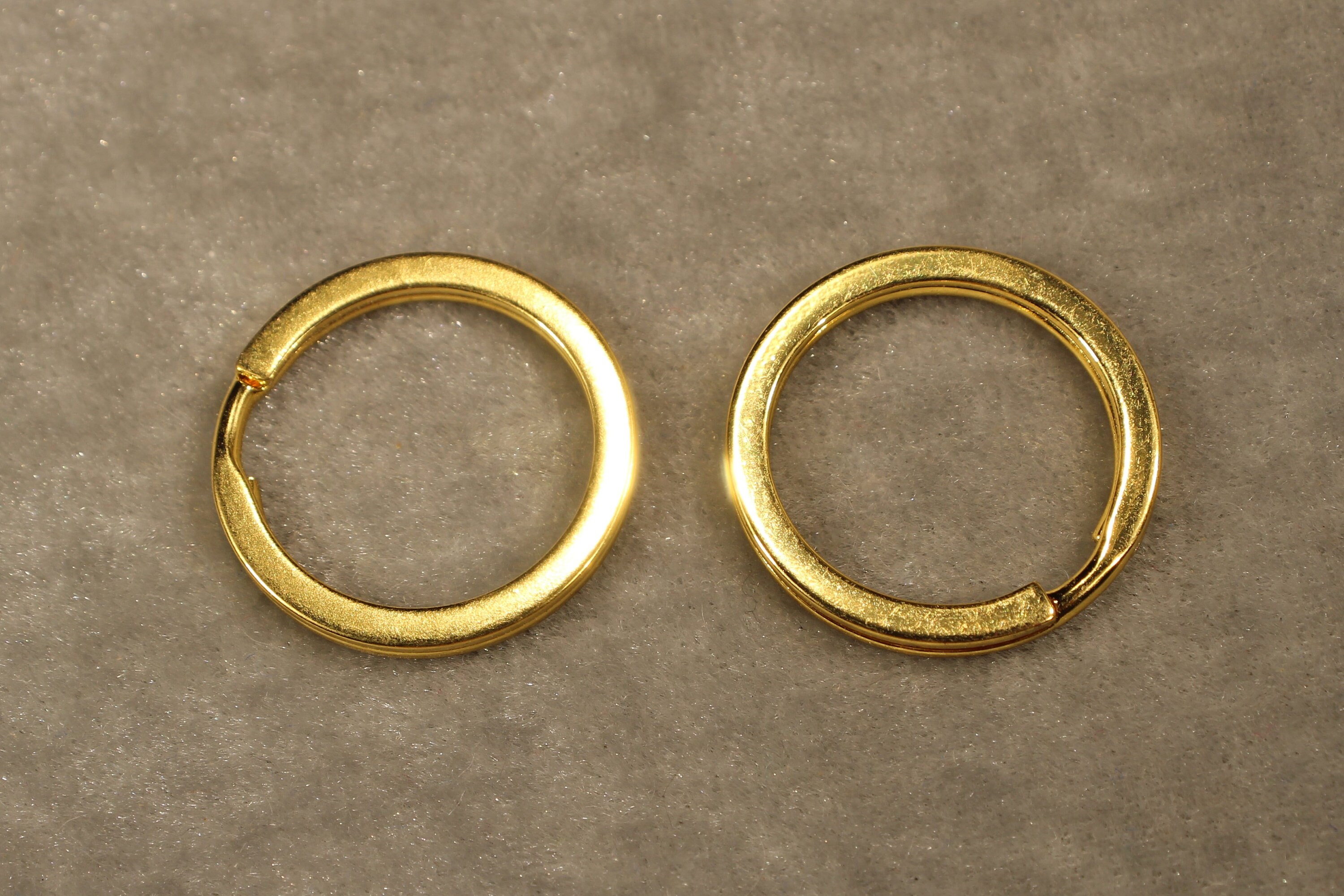 Gold Plated 25mm Split Key Ring Iron Based Alloy Jewelry and Etsy