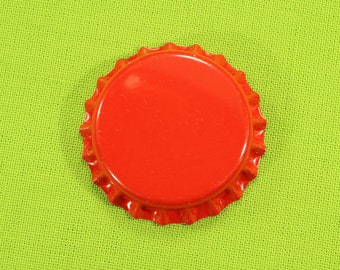 Bouchon de bouteille rouge 32mm Métal BRICOLAGE Produits d’artisanat - 0355