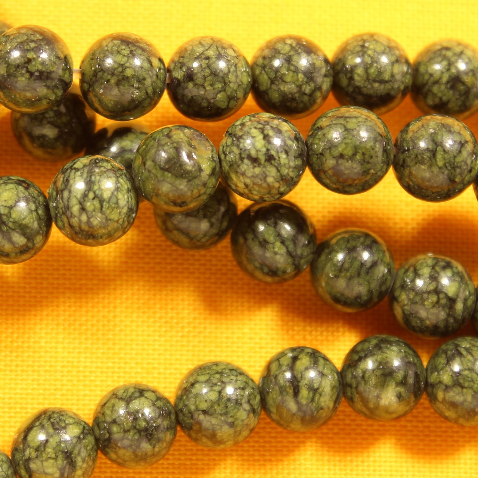 6mm Russian Serpentine Round Polished Natural Gemstone Jewelry Etsy