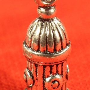Oxidized 3D Fire Hydrant Charm main image 1