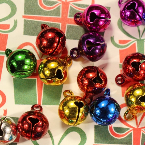 10mm Jingle Bells Multicolor - 25 pcs.